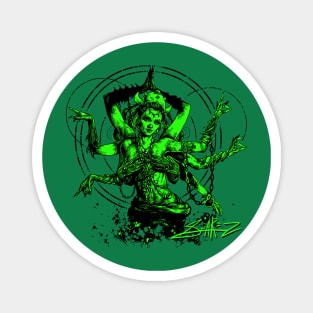 Kali Goddess Green Magnet